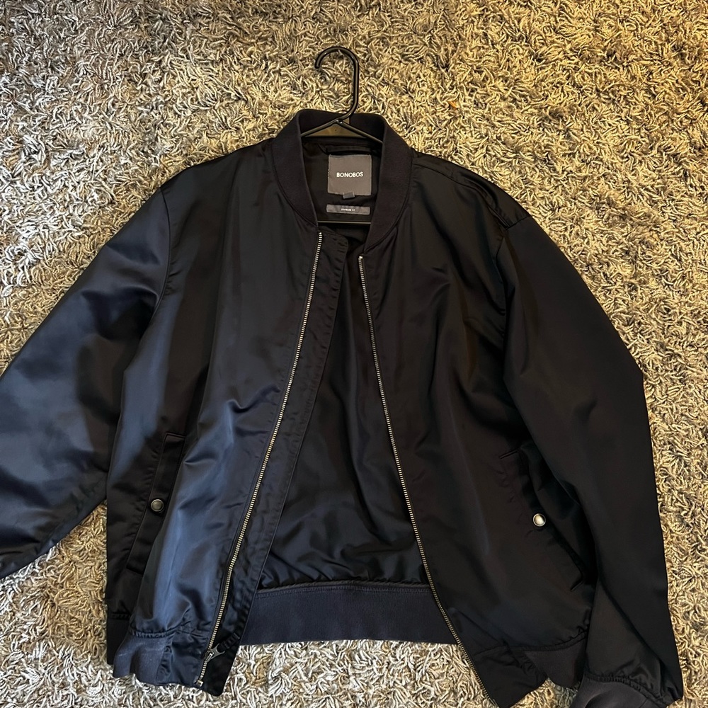 Large Standard Fit Bonobos Navy Bomber